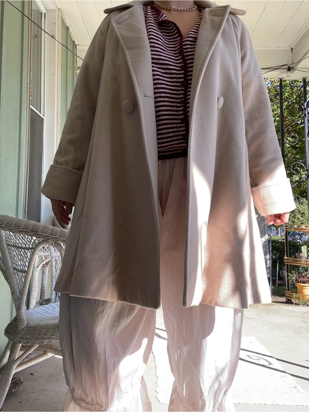 Women’s Wool Trench Coat